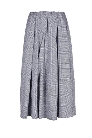 Ricorrrobe Linen Skirt - Blue/White