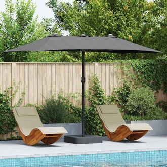 vidaXL Parasol De Jard&iacute;n Antracita 385 X 209 X 244 Cm Tela Vidaxl