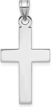 Diamond2Deal 14k White Gold Cross Pendant