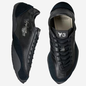adidas Mens Trainers Tokyo Wrapped Black Leather Sneaker