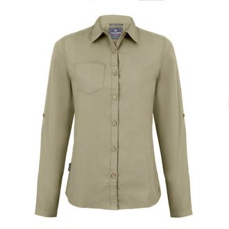 Craghoppers Dames/dames Expert Kiwi Shirt met lange mouwen (Kiezelsteentjes)