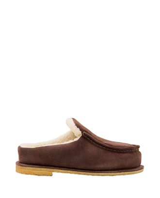 J.W.Anderson Suede Slip-On Mules With Cozy Fur Lining