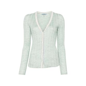 Prada Ribbed Cardigan