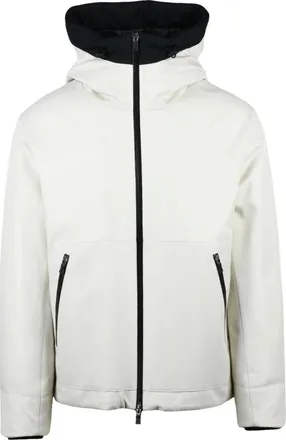 Herno Jassen, Heren, Wit, XL, Polyester, Laminar Coat
