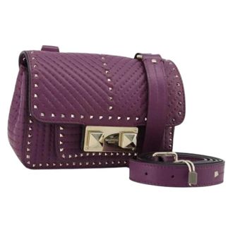Valentino Pre-owned Cross Body Bags, female, Purple, Size: ONE SIZE Pre-owned Vintage Shoulder Bag