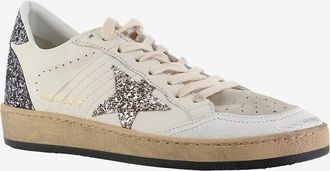 Golden Goose Patchwork-Sneakers mit Glitter Ball Star
