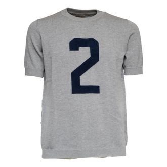 Rakk&igrave; T-Shirts, male, Gray, Size: 2XL T-shirt in cotone mak&ograve; e ciniglia
