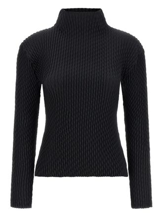 Issey Miyake long-sleeve T-shirt - Black