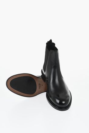 Dior Stivaletti Chelsea EMBASSY con Suola in Cuoio Dior