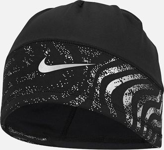 Nike Mens Nike U Terra Reflective Dri-FIT Uncuffed Beanie - Black - Size: ONE size