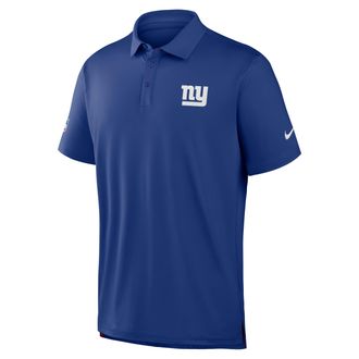 Nike New York Giants Tour Nike Mens Dri-FIT NFL Polo in Blue | 04PF073K8I-3N3