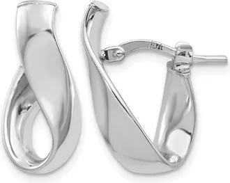 Diamond2Deal 14K Gold 5mm High Polished Round Hoop Earrings