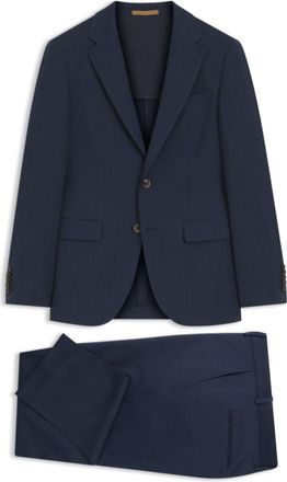 BOSS Two-piece slim-fit suit in wool and silk