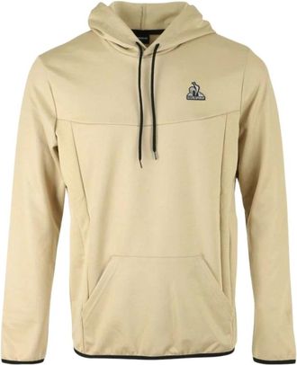 Le Coq Sportif Tech SP Hoody - Heren - Hoodies - Beige - L - Katoen - Hoodies & sweatvesten