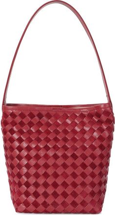 Tiffany & Fred Woven Leather Shoulder Bag