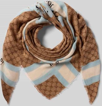 Joop Tuch mit Label-Detail Modell Adalia in Aqua, Gr&ouml;&szlig;e 1