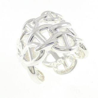 Herm&egrave;s Silver 925 Band Ring (Pre-Owned)