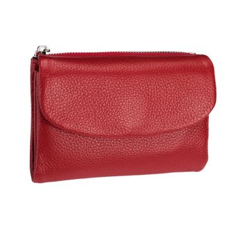 Generic Unisex Pebble Leather Wallet, Womens Soft Small with RFID Anti-Thef, Coin Card Purse with Credit Card Holder, Coin Holder & Cash Slots, Waterproof, La