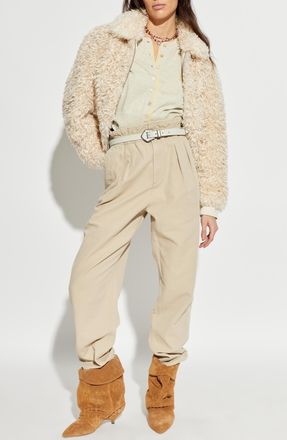 Isabel Marant Tayma Faux Fur, Womens, Cream