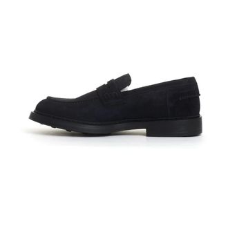 Doucal's Blauwe Su&egrave;de Loafers - Heren - Loafers - Blauw - 43 1/2 EU - Su&egrave;de - Schoenen