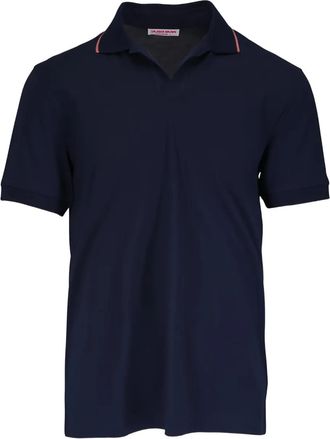 Orlebar Brown Felix stripe-tipping T-shirt - Blue