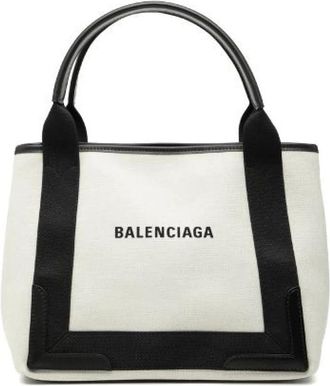 Balenciaga Pre-owned Tote Bags, female, White, Size: ONE SIZE Pre-owned Vintage Canvas Tote Bag