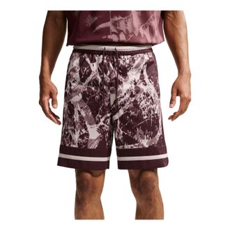 Nike x Ja 8 Dri-FIT Shorts Burgundy Crush Moon Particle Metallic Silver IM5197-652