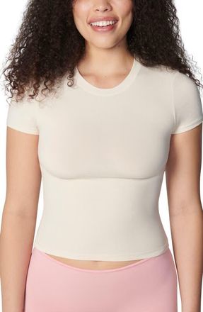 Florence By Mills Softie Cotton Blend Tee in Whitecap Grey at Nordstrom, Size Xx-Small
