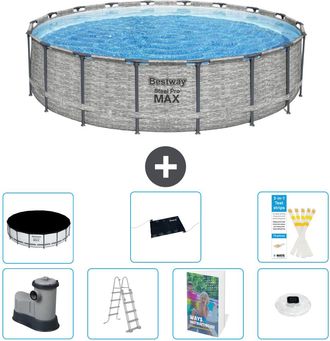Bestway Piscina Bestway Steel Pro Max Redonda - 549x122 Cm - 8-piezas S598