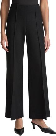 Lafayette 148 New York Beekman Cashmere & Wool Wide Leg Ankle Pant
