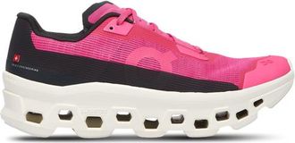 On Womens Cloudmonster - Running Shoes Ivory/Pink Size 10.0