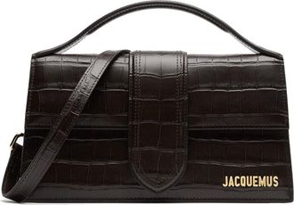 Jacquemus Womens Le Grand Bambino Bag - Black Leather - One Size