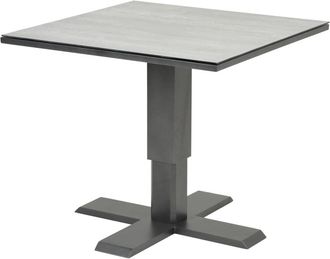 ED&Egrave;N JARD&Iacute; Mesa auxiliar elevable cristal templado antracita