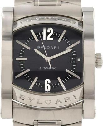 Bulgari Vintage, unisex, Zwart, ONE Size, Pre-owned Vintage Watch