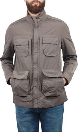 Paul & Shark Summer Field Jacket - Heren - Zomerjassen - Grijs - L - Nylon - Jassen