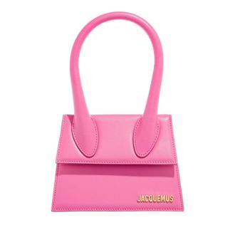 Jacquemus Handtasche - Le Chiquito Moyen Top Handle Bag Leather - Gr. unisize - in Rosa - für Damen