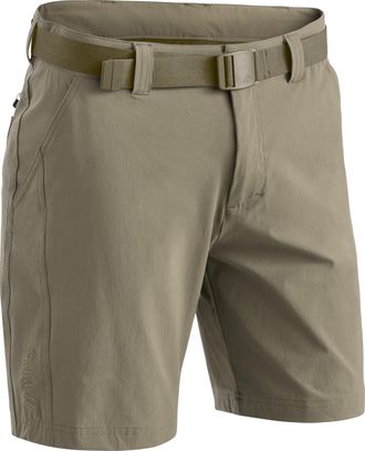 Maier Sports Funktionsshorts MAIER SPORTS Nil Short M, Herren, Gr. 46, Normalgr&ouml;ssen, beige (dunkelbeige), 90% Polyamid, 10% Elasthan, Hosen Funktionsshorts, Herre