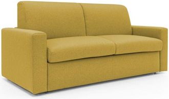 Divani.Store Kansas Sof&aacute; Cama Convertible H20 Cm En Tela Impermeable 172 Cm (mat. 120x197) Amarillo