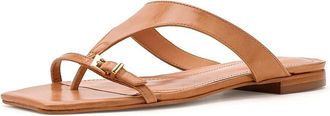 Schutz Tana Flat Womens Sandals Earth Clay : 10.5 M, Leather