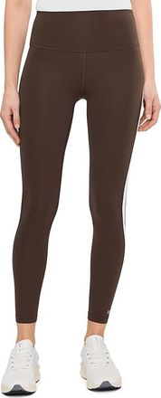 SPLITS59 Bianca High-Waist Rigor 7/8 Leggings Womens Casual Pants Dark Chocolate/White : XL, Nylon/Spandex