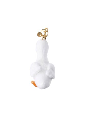 Moschino Womens Keychains White Fabric