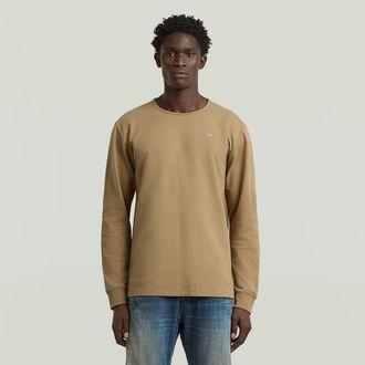 G-Star Tweeter Longsleeve T-Shirt - Beige - Heren