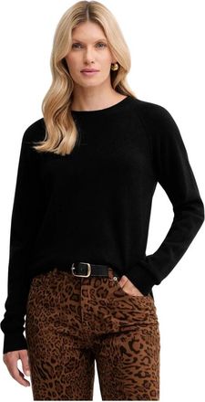 Fracomina Round-neck Truien - Dames - Ronde hals truien - Zwart - M - Wol - Truien & Vesten
