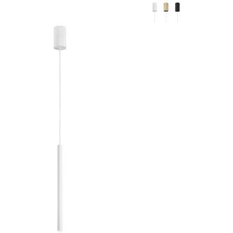 Luce-Ambiente-Design Sospensione led pype in metallo bianco 5W con funzione cct