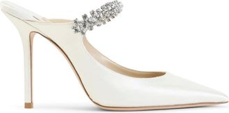 Jimmy Choo London Mules Bing Satin 100 - - Shoes - Donna - Bianco - 39 EU