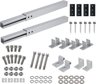 OEM Kit De Montaje De Paneles Solares De Aluminio, Kit De Montaje Ajustable Personalizado Para Techos Planos, Paredes, Barcos Y Veh&iacute;culos Recreativos (sop