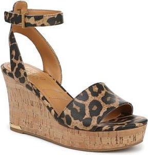 Franco Sarto Celeste Wedge Sandal in Brown at Nordstrom Rack, Size 7.5