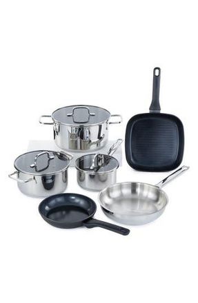 Berghoff Dina Helix 9-Piece Cookware Set in Black at Nordstrom Rack