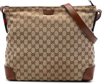Gucci Pre-owned Gucci GG Canvas Web Crossbody Ladies 2DVU60O8BRSFNIND