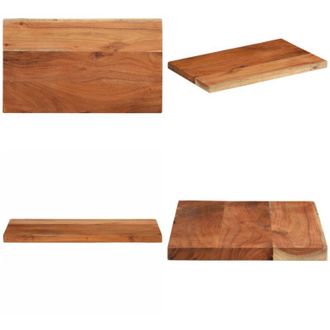 vidaXL Piano Tavolo 60x30x3,8 cm Rettangolare Legno Massello Acacia - Piano in acacia - Tavolo da pranzo